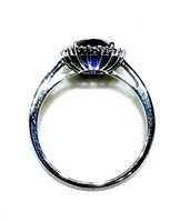 Ringe Facet Barcelona Dame KATE in Weißgold Zaffiro 2 Ct R2180005NWA - R2180005NWA